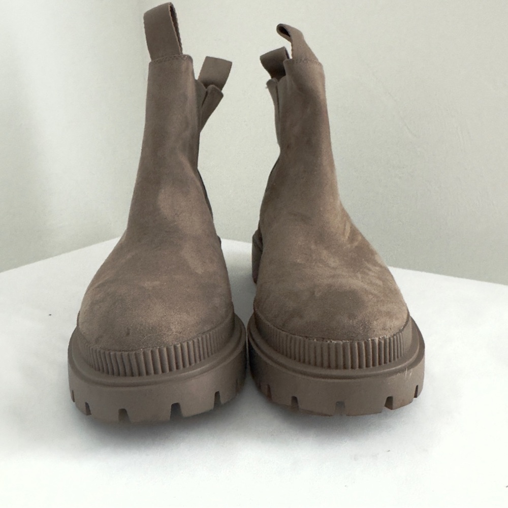 H&M Sueded Pull On Booties Sz 40 - Picture 4 of 12